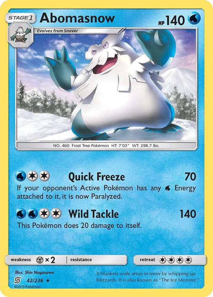 Abomasnow Stage 1