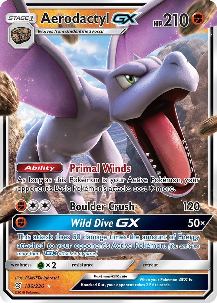 Aerodactyl GX Stage 1