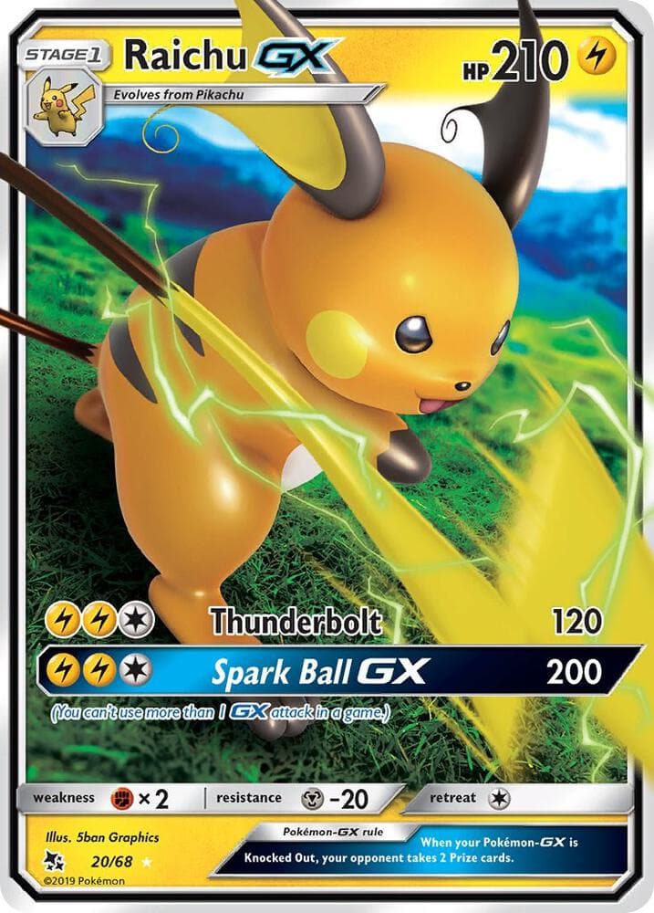 Raichu GX Stage 1