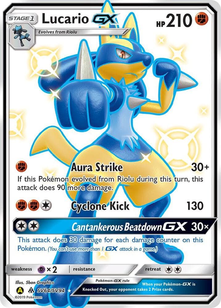 Lucario GX Stage 1