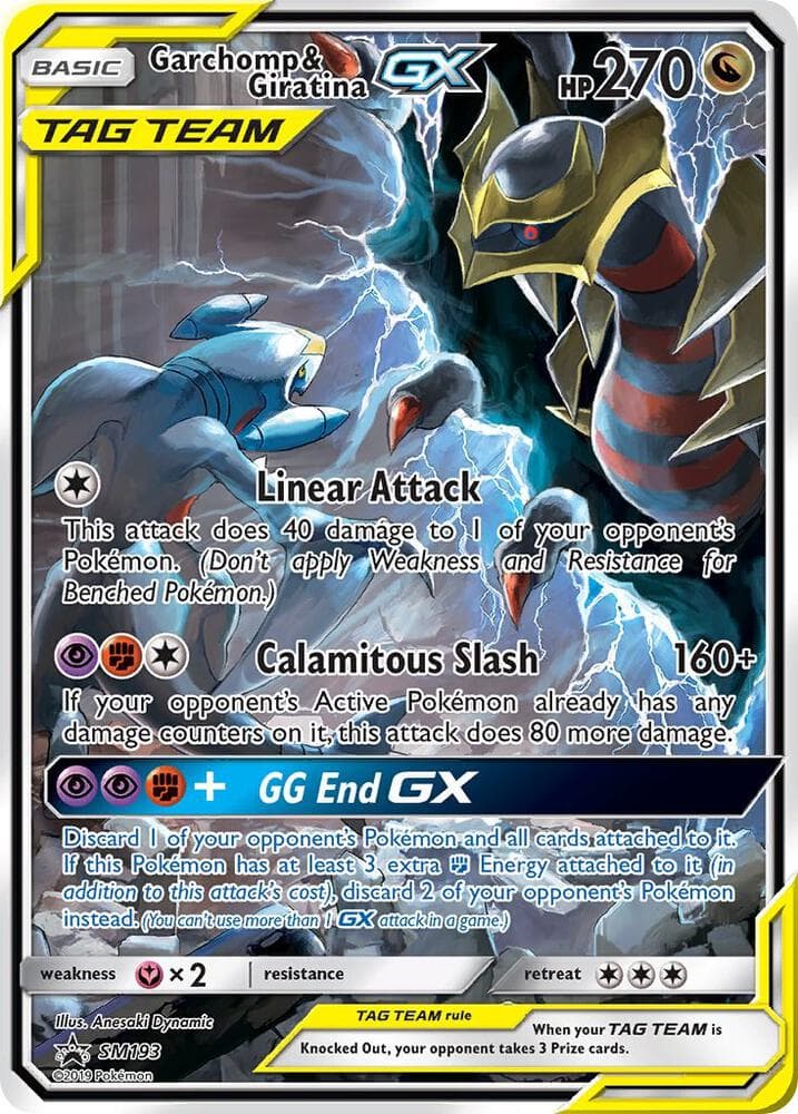 Garchomp and Giratina GX SM193 Basic