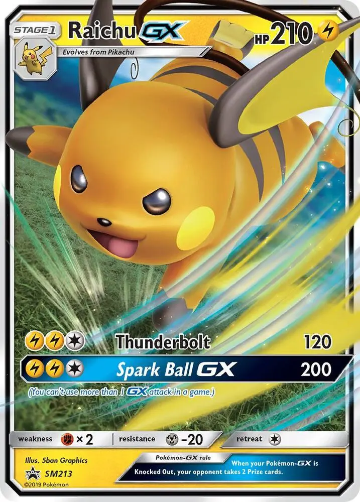 Raichu GX SM213 Stage 1