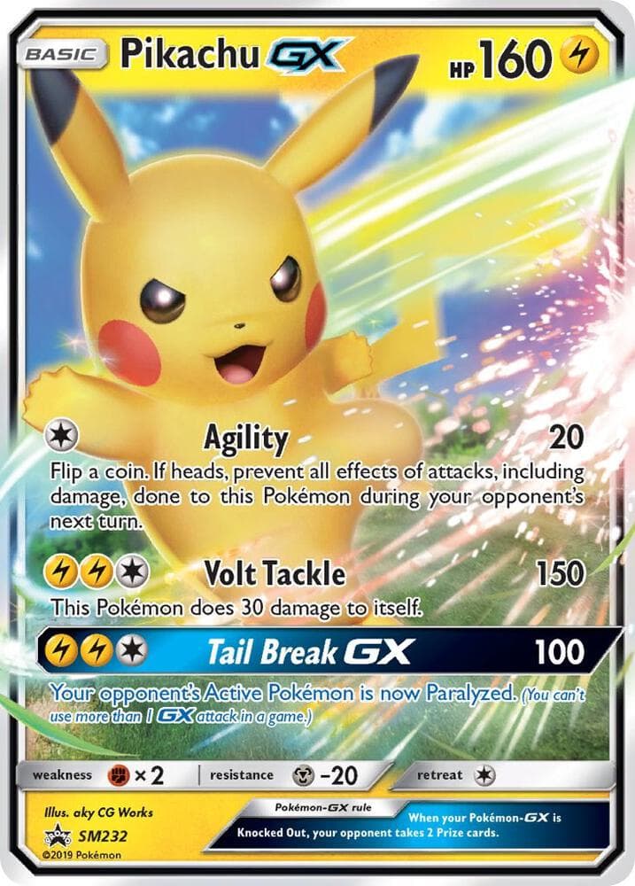 Pikachu GX SM232 Basic