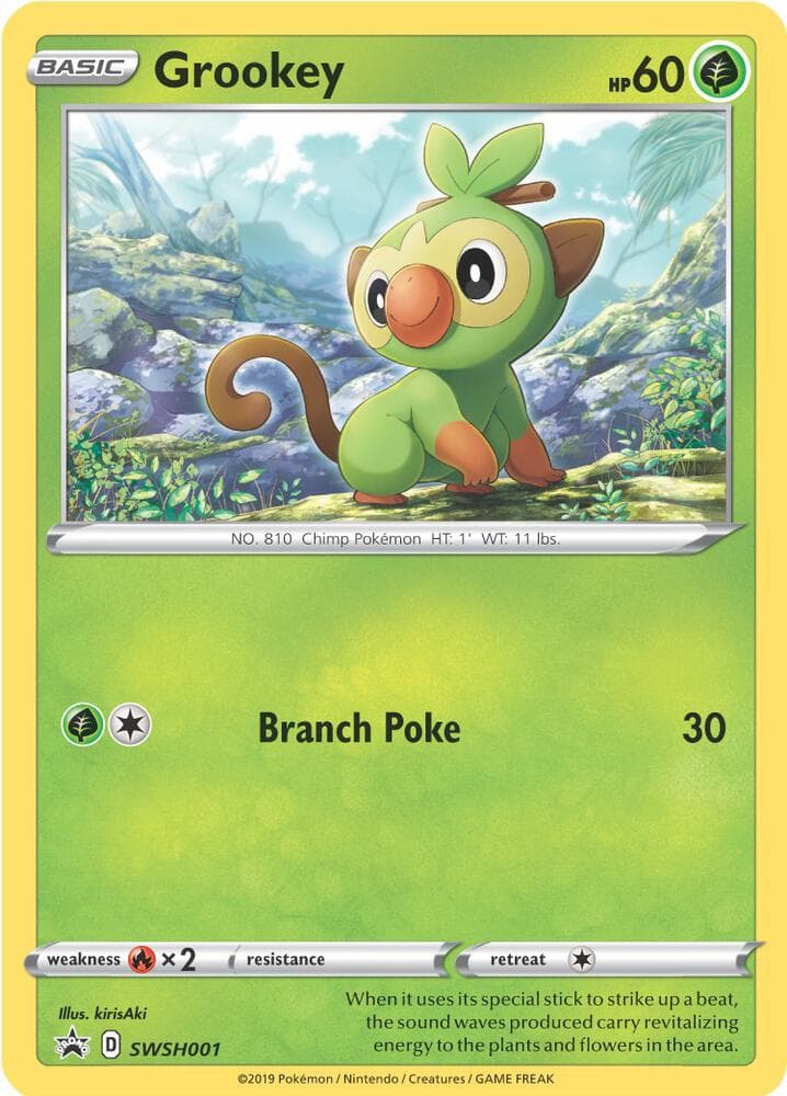 Grookey SWSH001 Basic