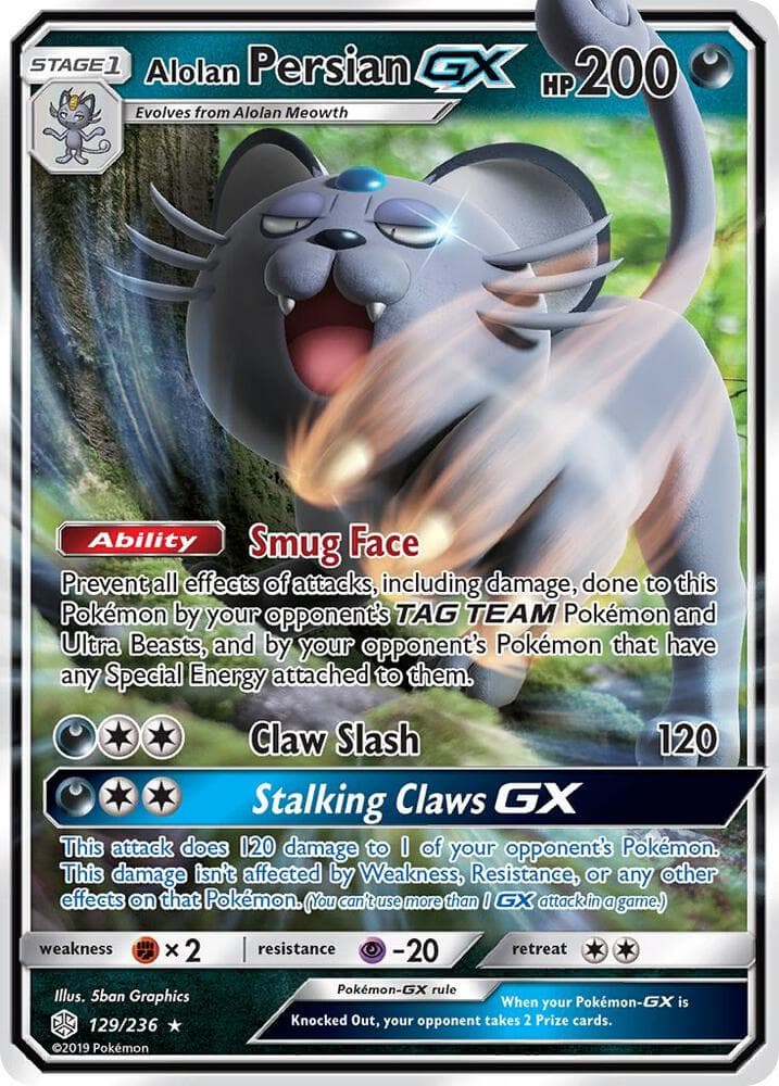 Alolan Persian GX Stage 1