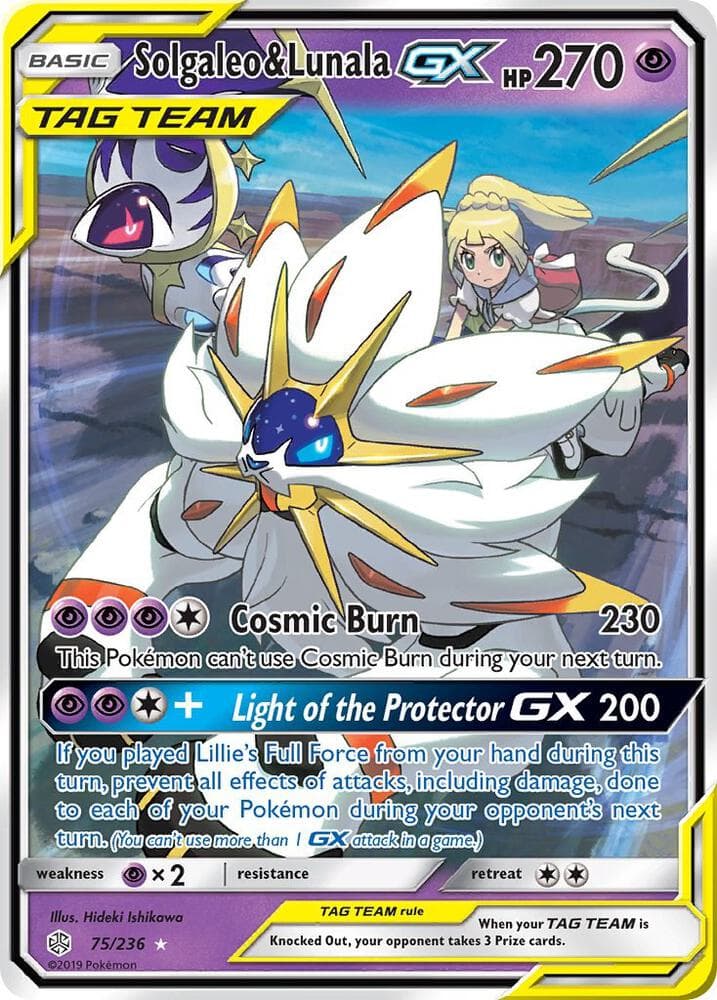 Solgaleo and Lunala GX Basic
