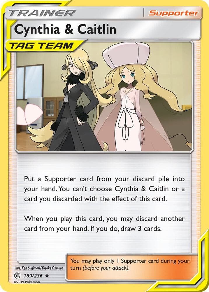 Cynthia and Caitlin Supporter · TAG TEAM