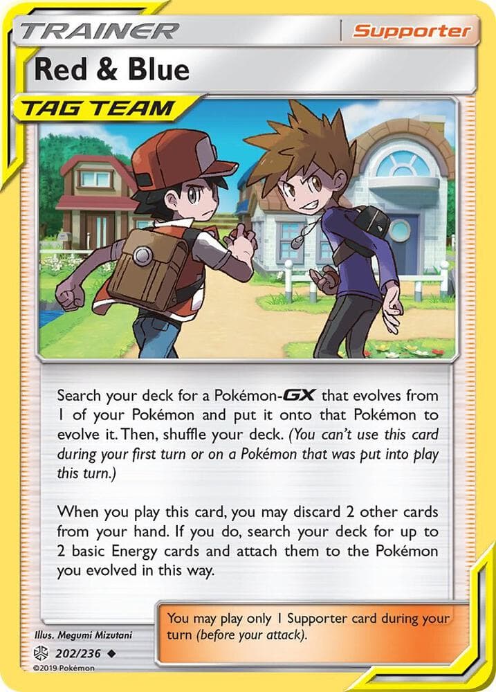 Red and Blue Supporter · TAG TEAM