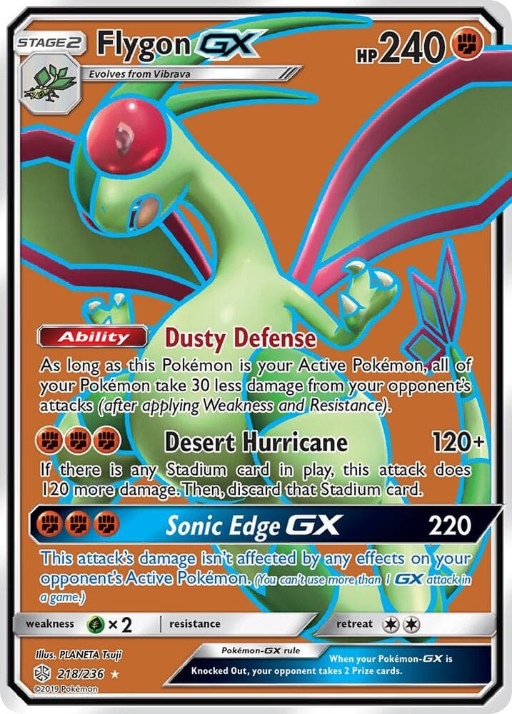 Flygon GX Full Art Stage 2
