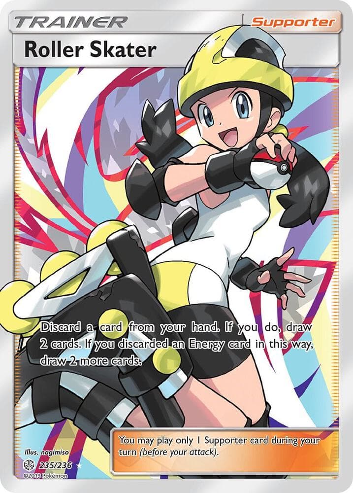 Roller Skater Full Art Supporter