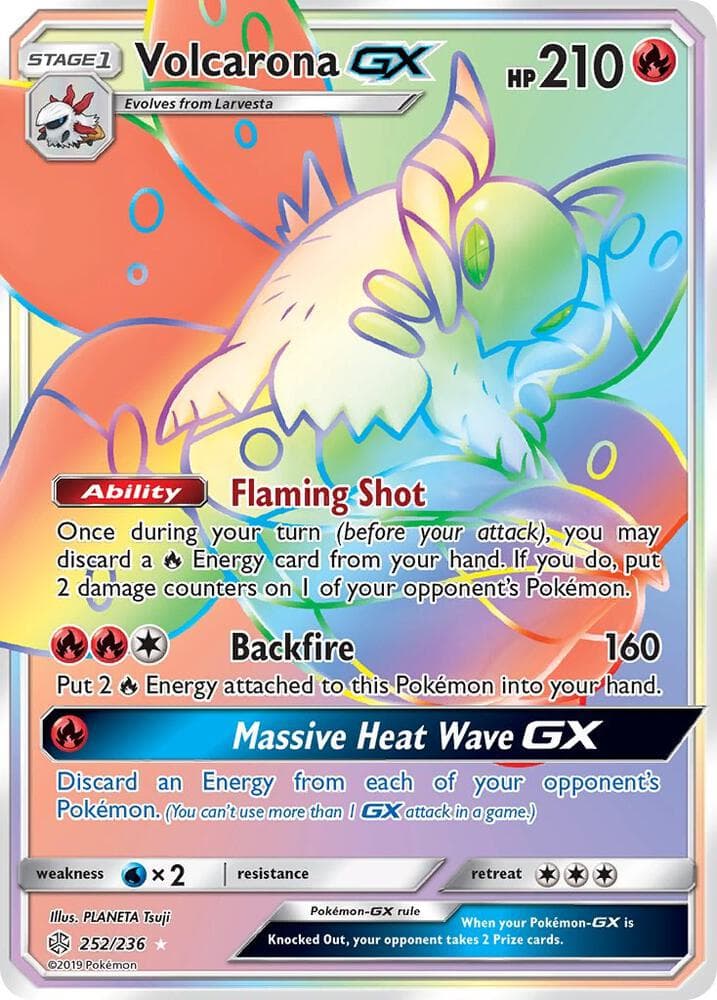 Volcarona GX Secret Stage 1