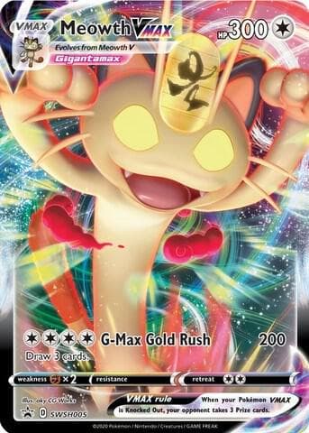 Meowth VMAX SWSH005 VMAX