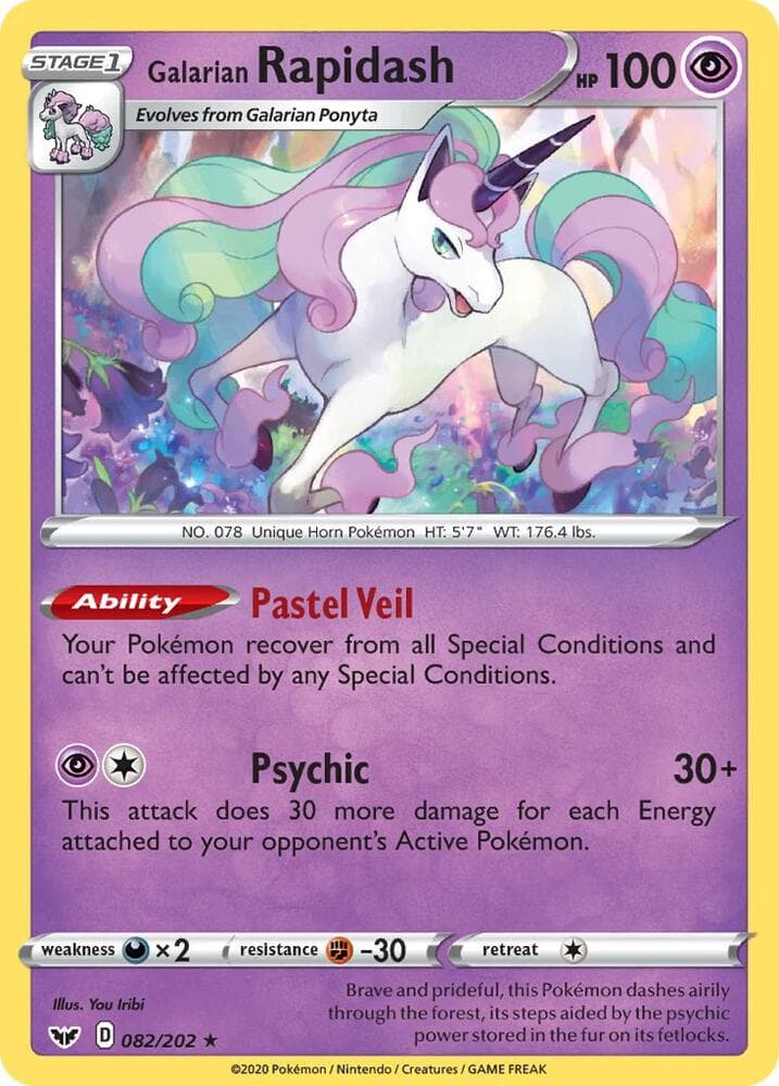 Galarian Rapidash Stage 1
