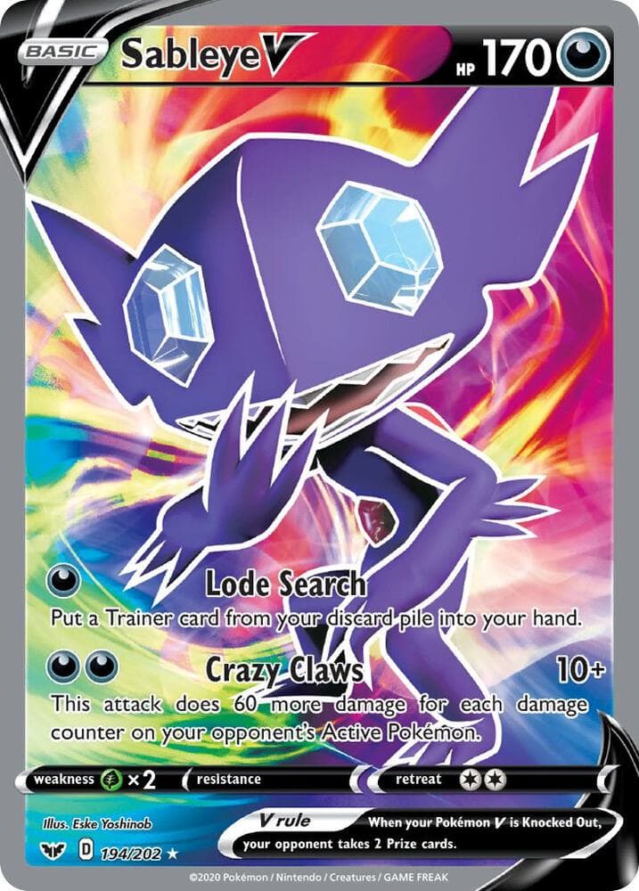Sableye V Full Art Basic