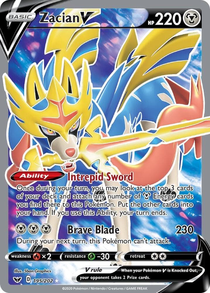Zacian V Full Art Basic
