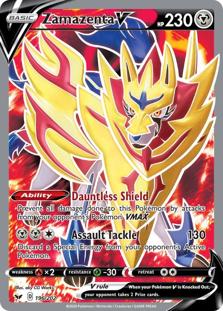Zamazenta V Full Art Basic