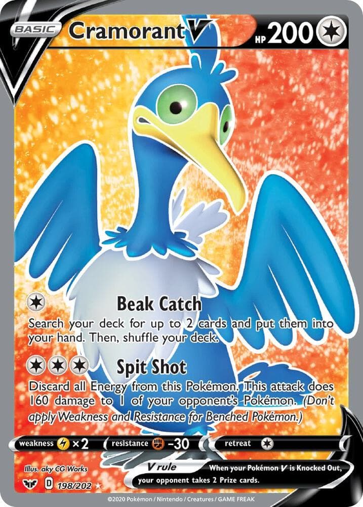 Cramorant V Full Art Basic