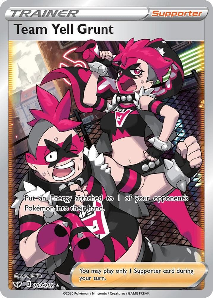 Team Yell Grunt Full Art Supporter
