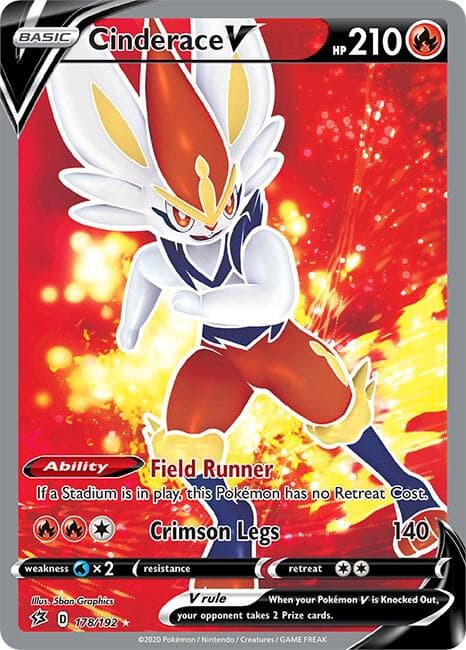Cinderace V Full Art Basic