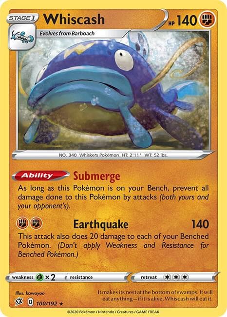 Whiscash Stage 1