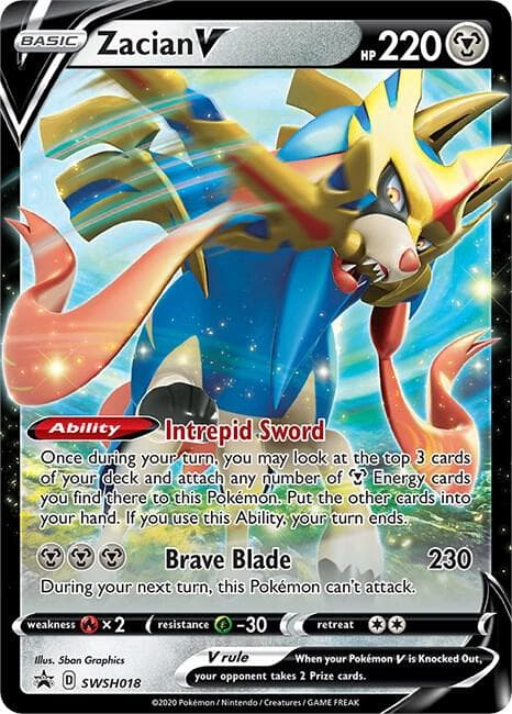 Zacian V SWSH018 Basic