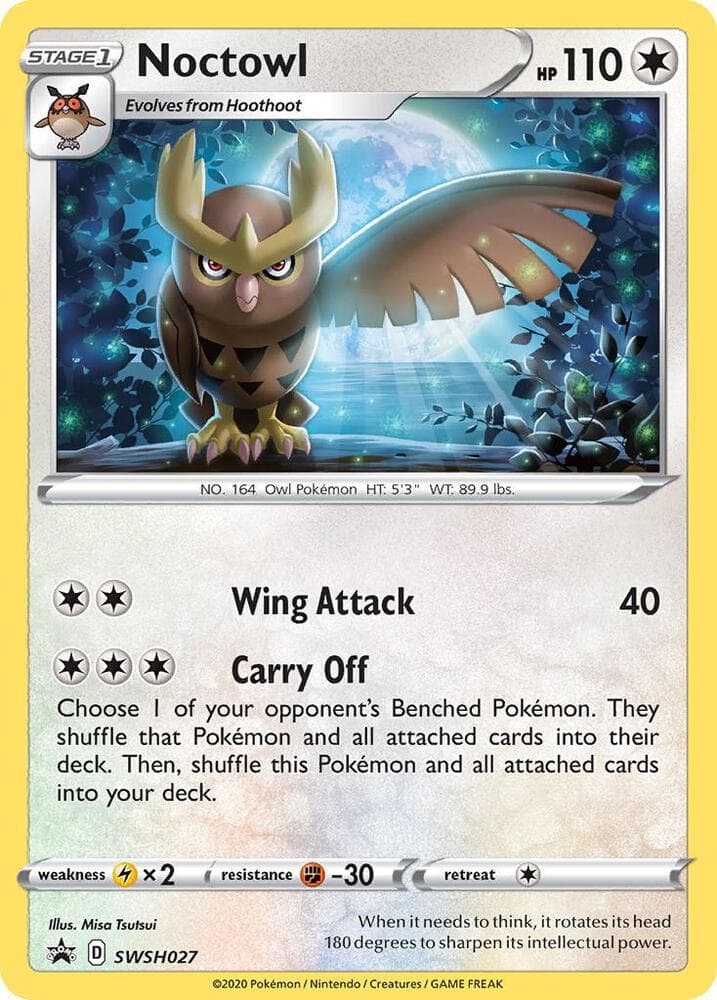 Noctowl SWSH027 Stage 1