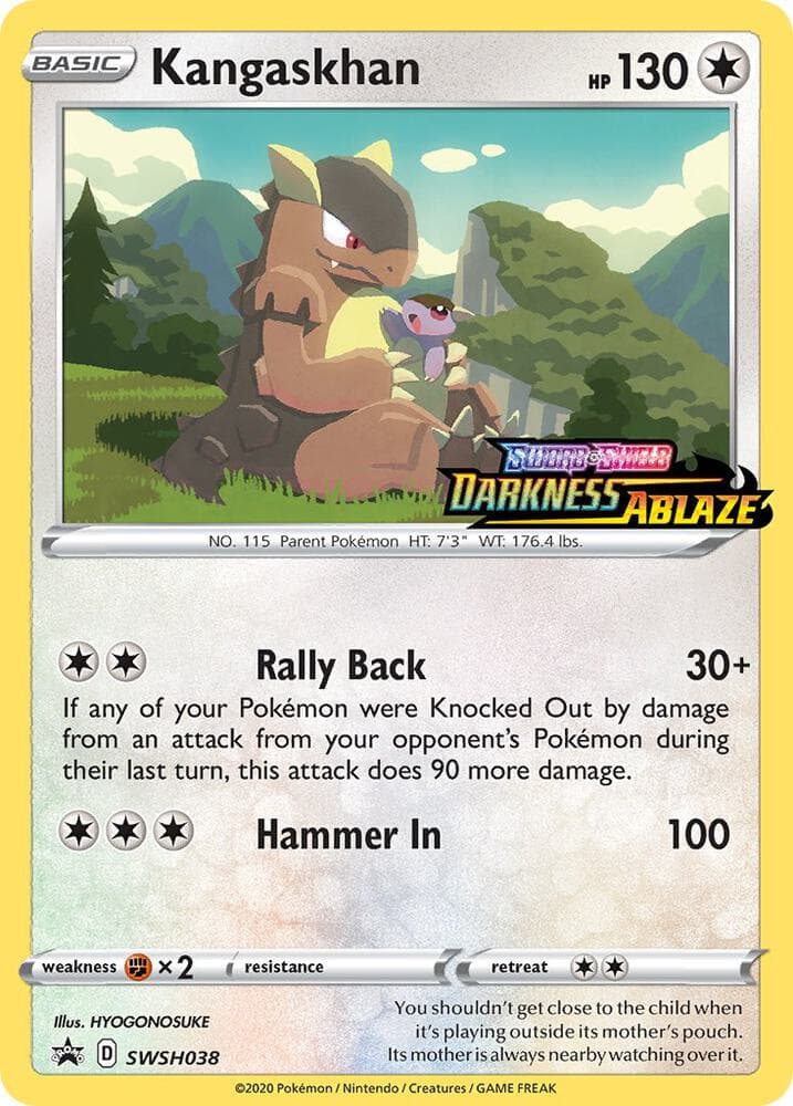 Kangaskhan SWSH038 Prerelease Basic