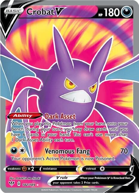 Crobat V Full Art Basic