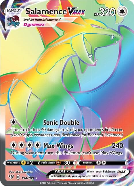 Salamence VMAX Secret VMAX