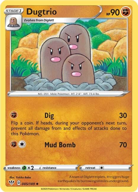 Dugtrio Stage 1
