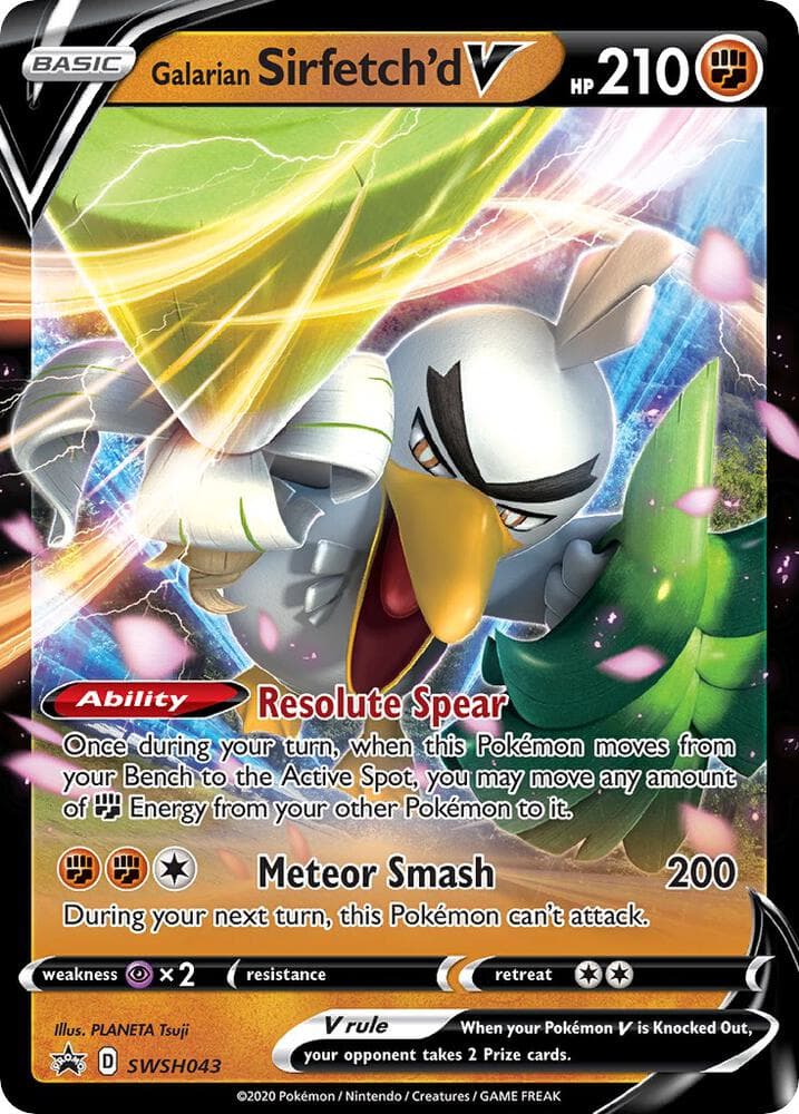Galarian Sirfetchd V SWSH043 Basic