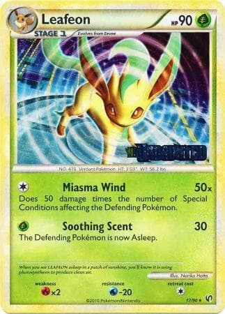 Leafeon 17 90 Prerelease Stage 1