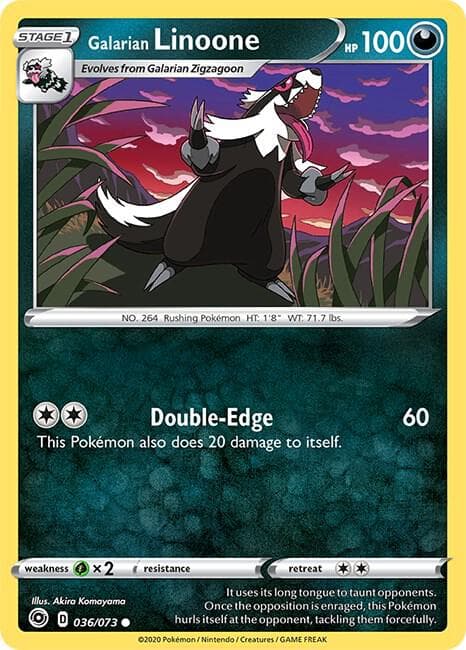 Galarian Linoone Stage 1