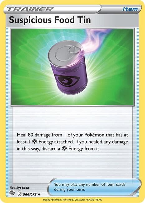Suspicious Food Tin Item