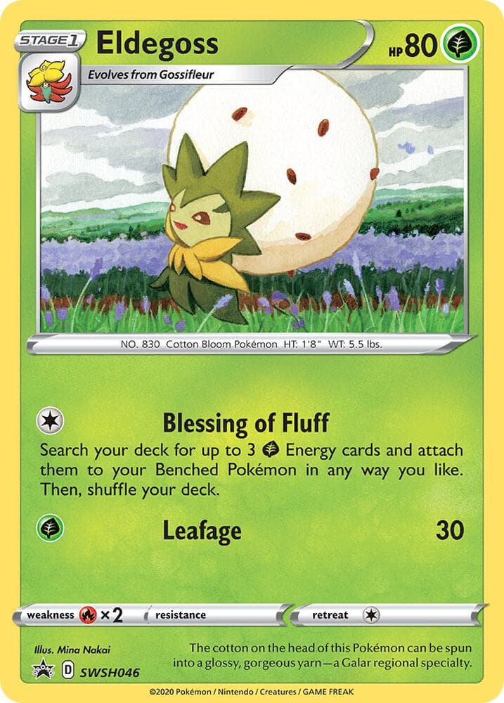 Eldegoss SWSH046 Stage 1