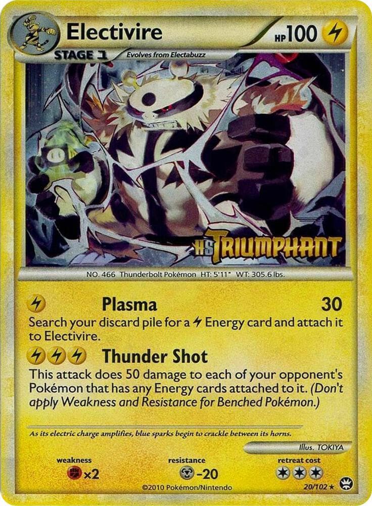 Electivire 20 102 Prerelease Stage 1