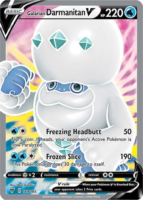 Galarian Darmanitan V Full Art Basic
