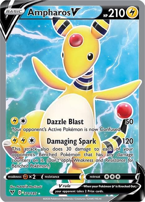 Ampharos V Full Art Basic