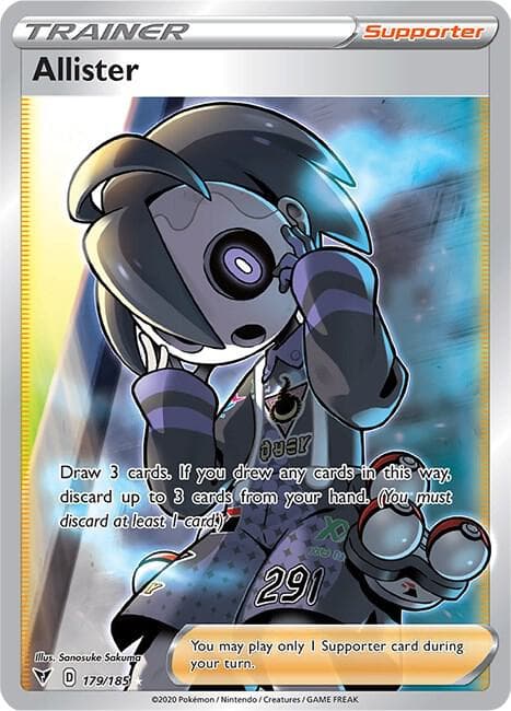 Allister Full Art Supporter
