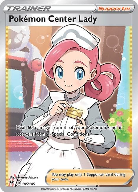 Pokemon Center Lady Full Art Supporter
