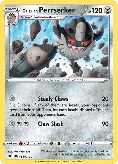 Galarian Perrserker Stage 1