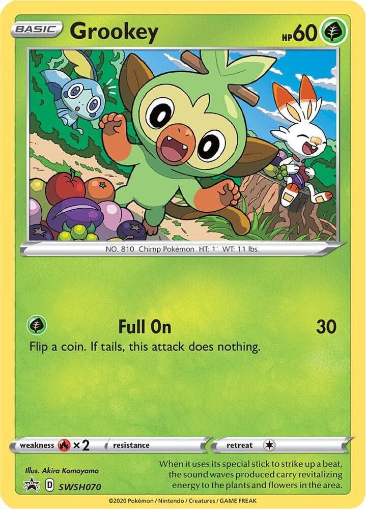 Grookey SWSH070 Basic