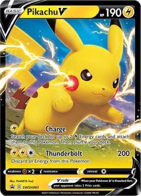 Pikachu V SWSH061 Basic