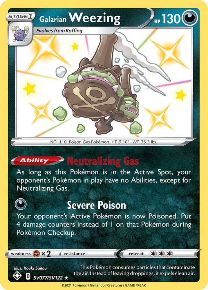 Galarian Weezing Stage 1
