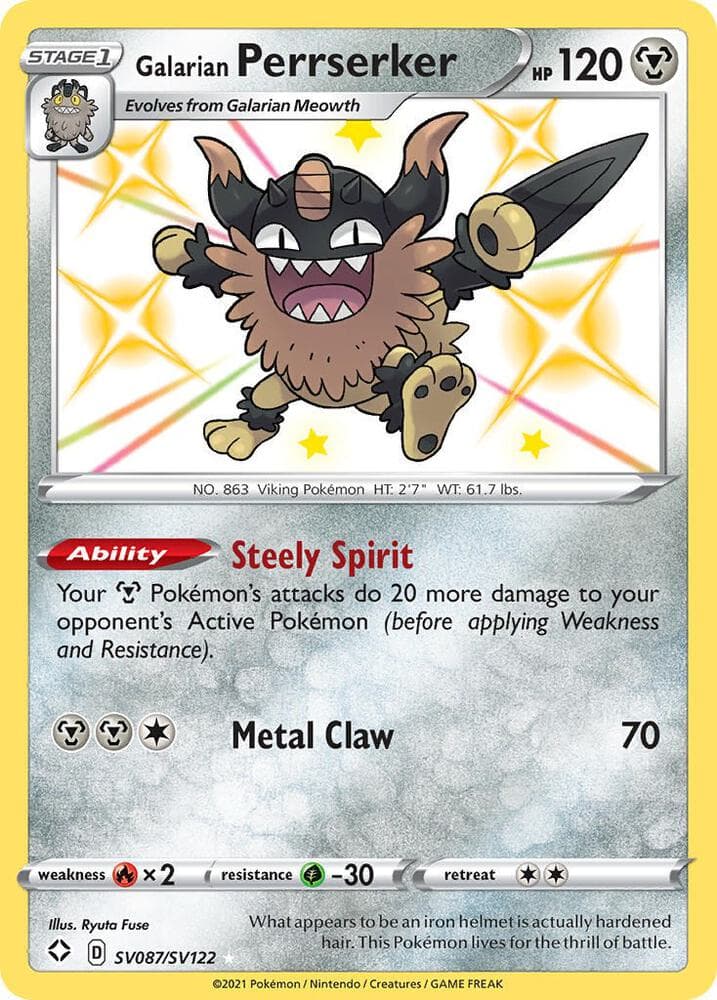 Galarian Perrserker Stage 1
