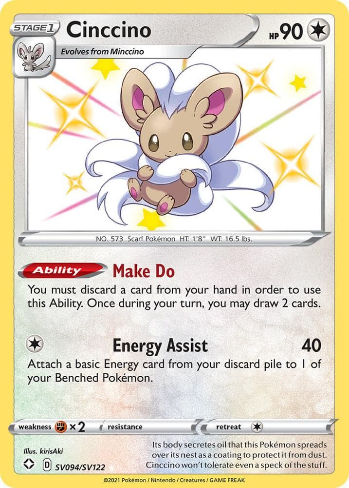 Cinccino Stage 1