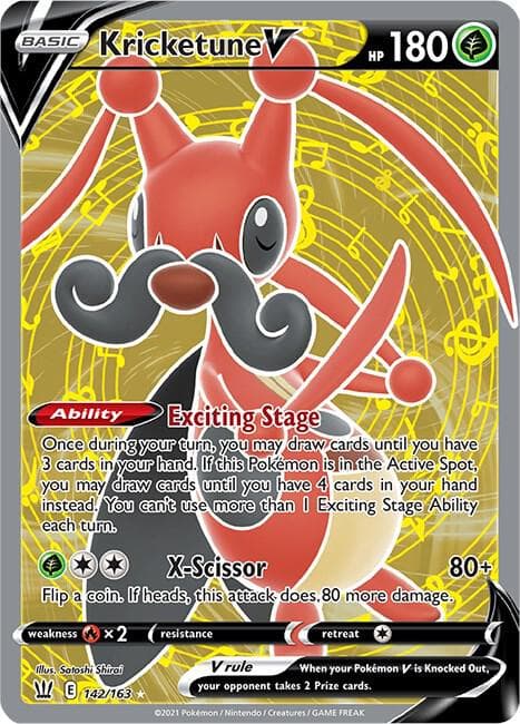 Kricketune V Full Art Basic