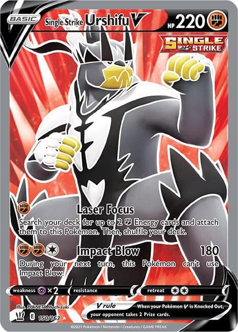 Single Strike Urshifu V Full Art Basic