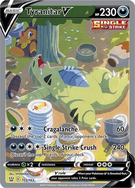 Tyranitar V Alternate Full Art Basic