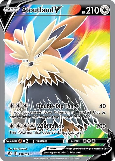 Stoutland V Full Art Basic